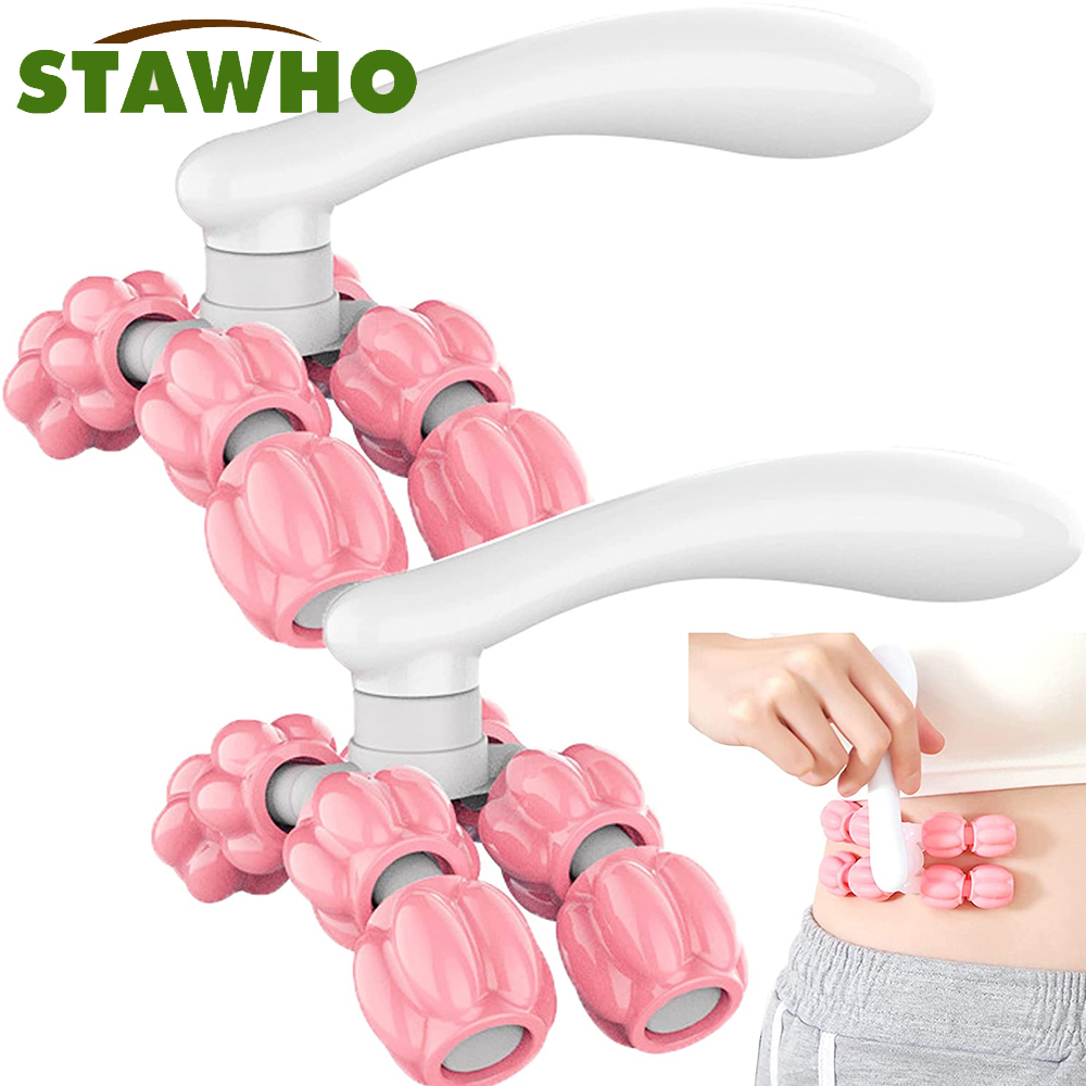 Reflexology Foot Roller - Y-förmiger 8-Kugel-Massagegerät Handmassagegerät Roller für Handmuskeln