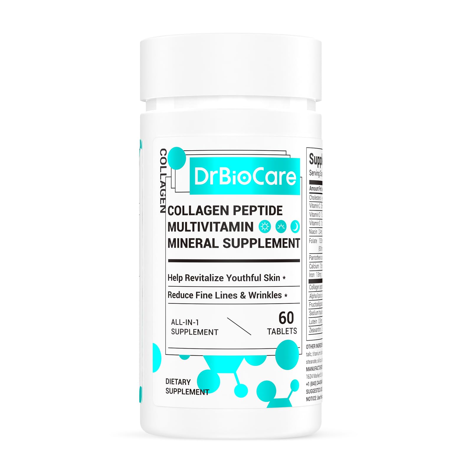 Health & Wellness Website - Komplette Multivitamin-Gummibärchen mit D3, C, E,
