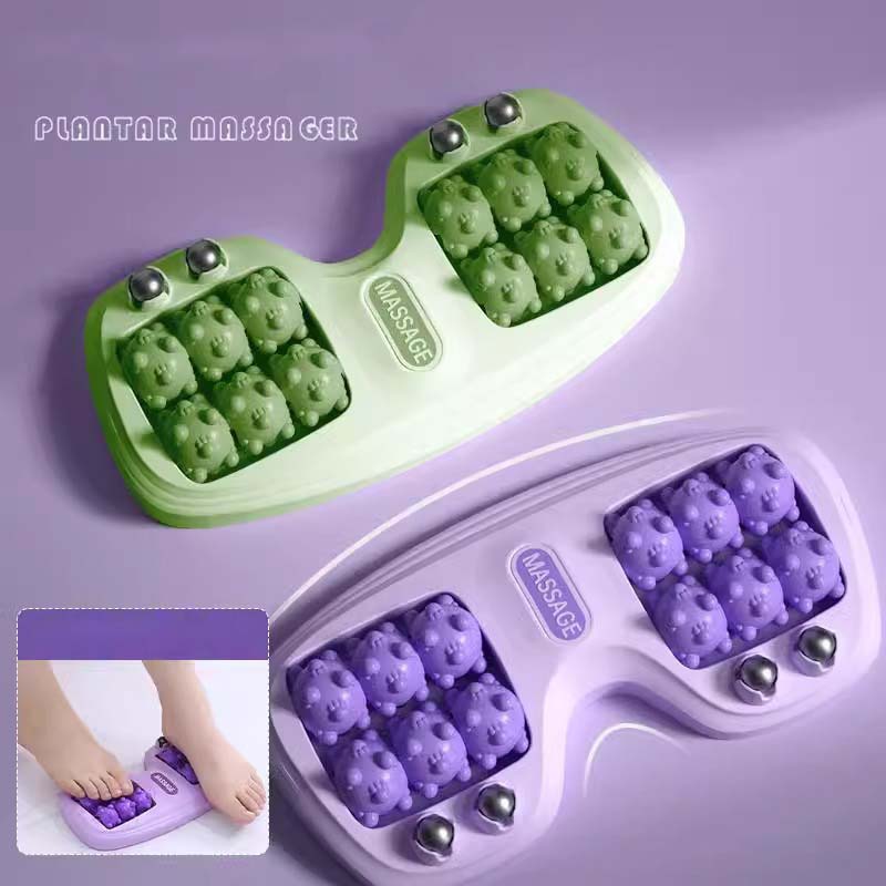 Reflexology Foot Roller - Akupressur-Fußmassageroller zur Entspannung Reflexzonen-Therapie Triggerpunkt-Therapie Fußtrainer