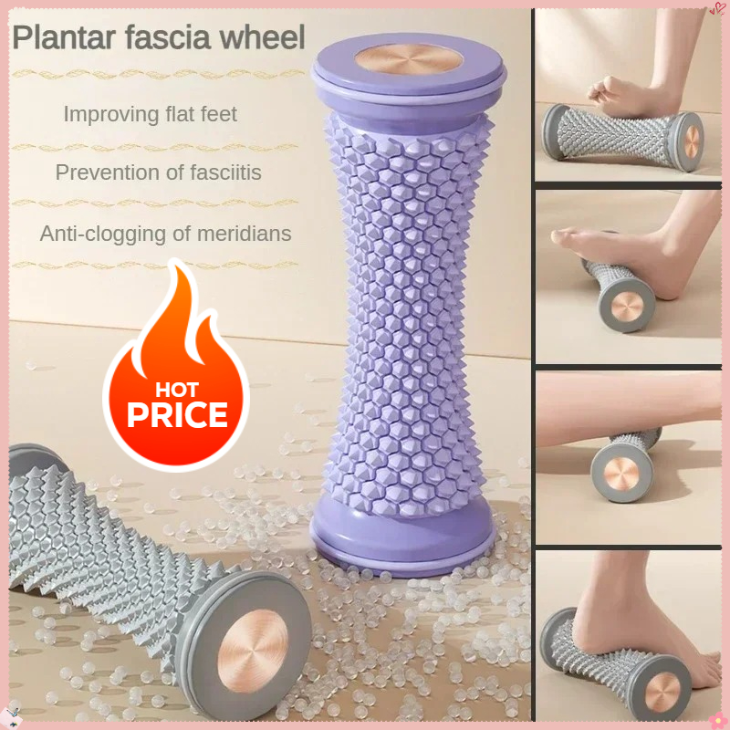 Reflexology Foot Roller - Fußmassagegerät, Massageroller, Yoga-Massageball, Plantarfasienroller, Muskelentspannung, Pflege,