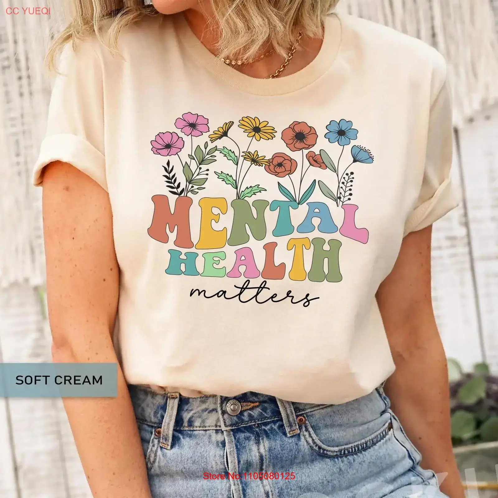 Health Wellness Mental Health - Mental Health Matters T-Shirt Emotionales Wellness-Bewusstsein