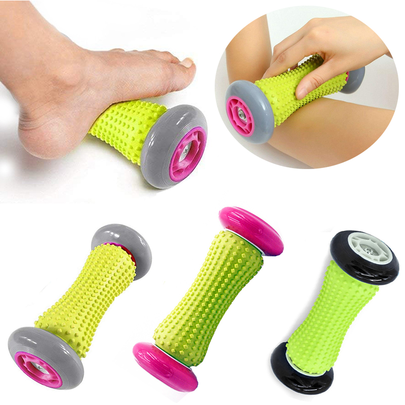 Reflexology Foot Roller - Tragbare manuelle Fußrollenmassage für Rücken, Beine,