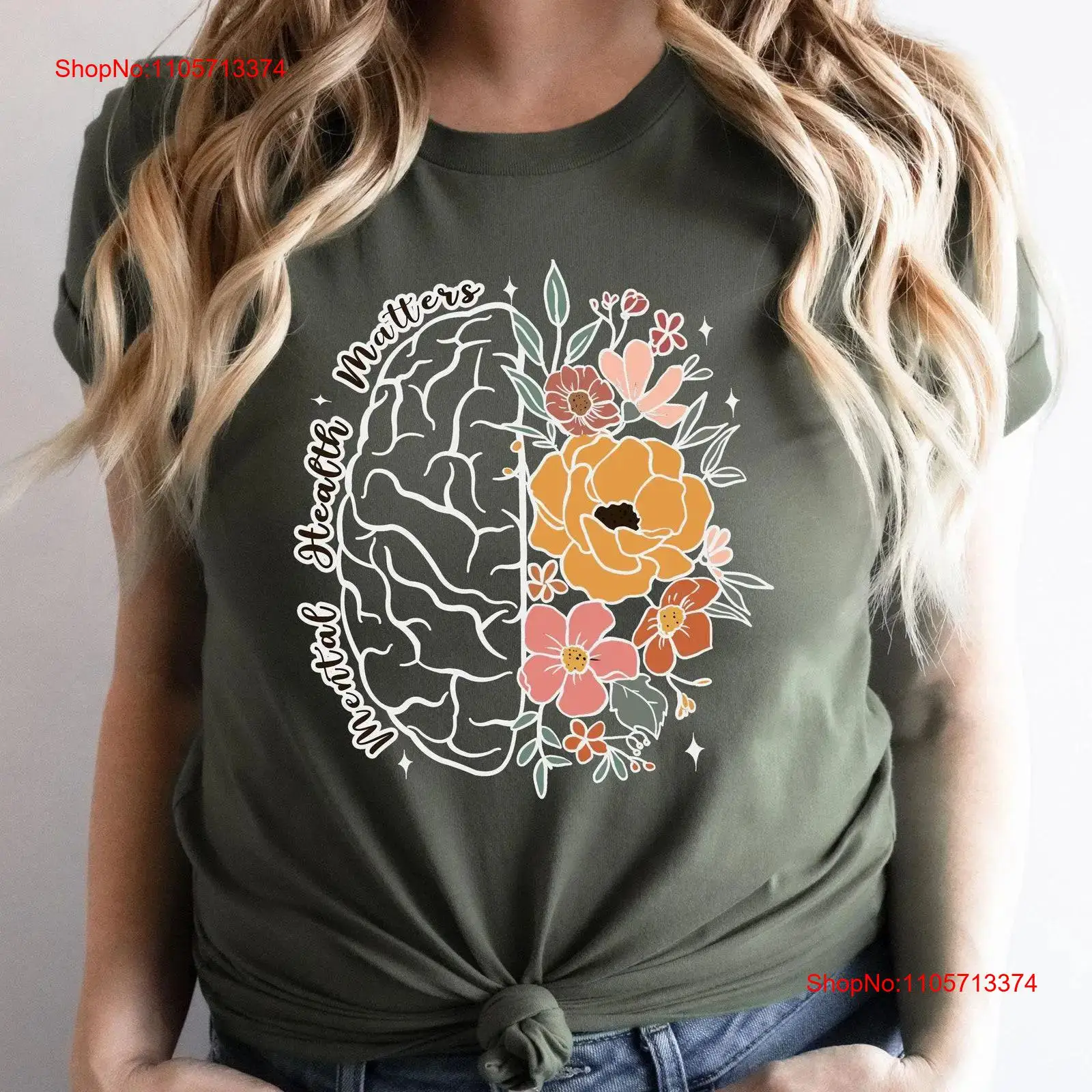 Health Wellness Mental Health - Mental Health Matters T-Shirt Wellness Be