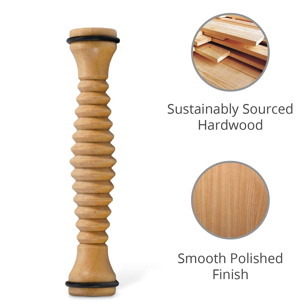 Holzmassagegerät für Körper un – Reflexology Foot Roller Bewertung und Preis