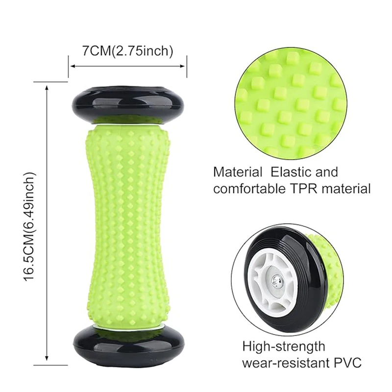 Tragbare manuelle Fußrollenmas – Reflexology Foot Roller Bewertung und Preis